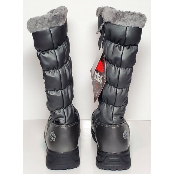 Totes Bryce Women's Size 6 Inside Zipper Faux Fur Lining  New/ Box - Picture 5 of 12